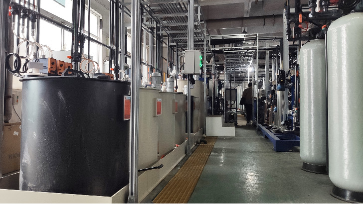 江蘇某企業(yè)電子含氟廢水處理工藝流程